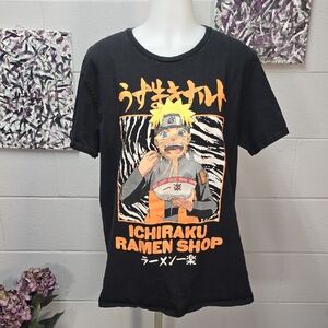Ichiraku Ramen Shop Black Graphic Tee
